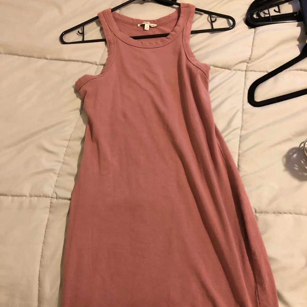Worn, good conditions pink midi dress